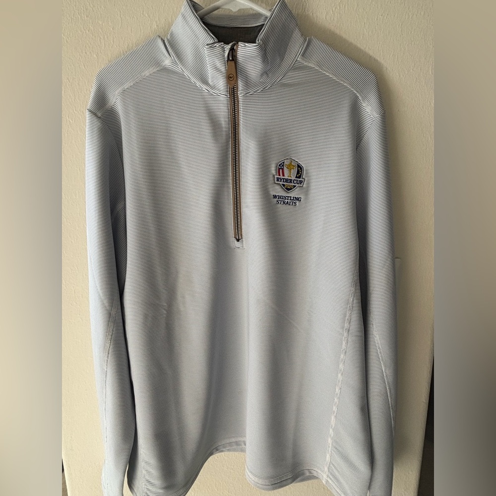 Vineyard Vines Light Gray Zip-Up Sweater